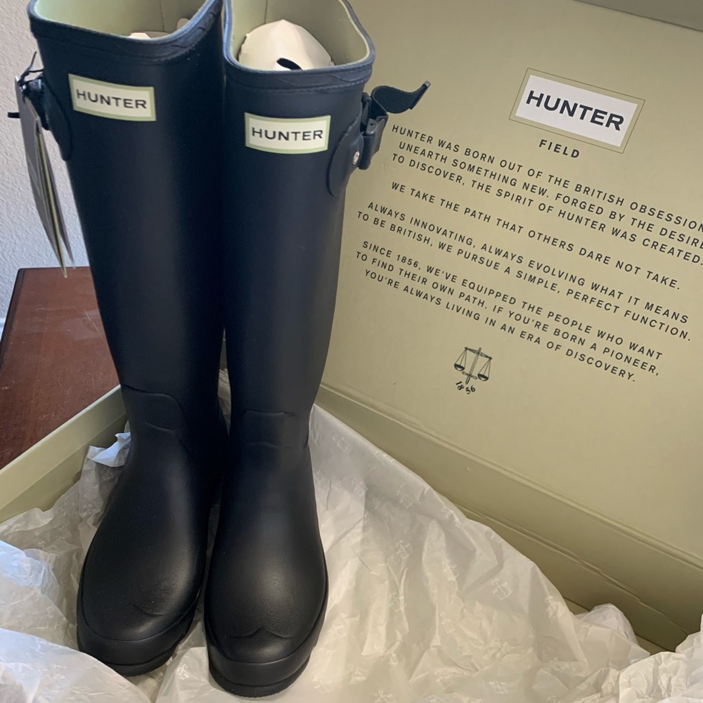 HUNTER NORRIS FIELD SIDE ADJUSTABLE RAIN BOOTS